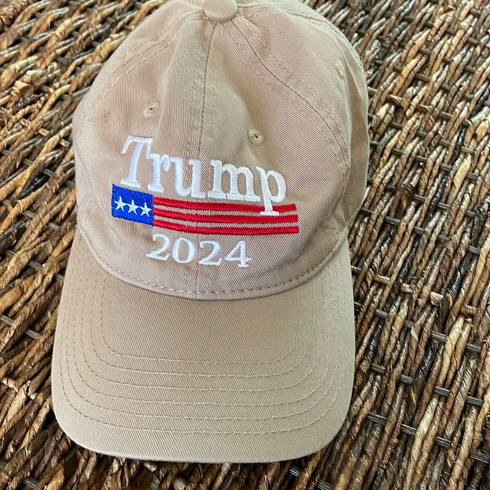 Mens Donald Trump 2024 President Candidate Campaign Khaki Hat